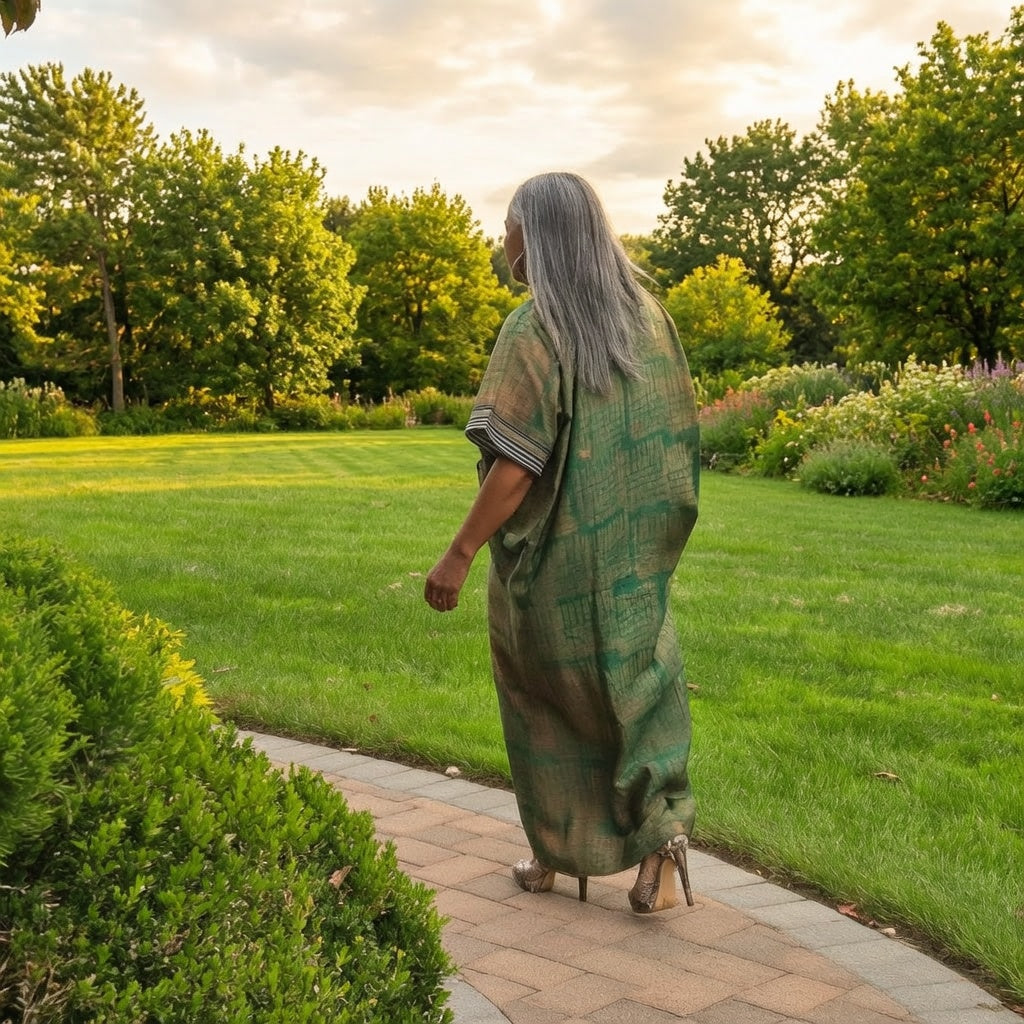 The Sage Caftan - back view