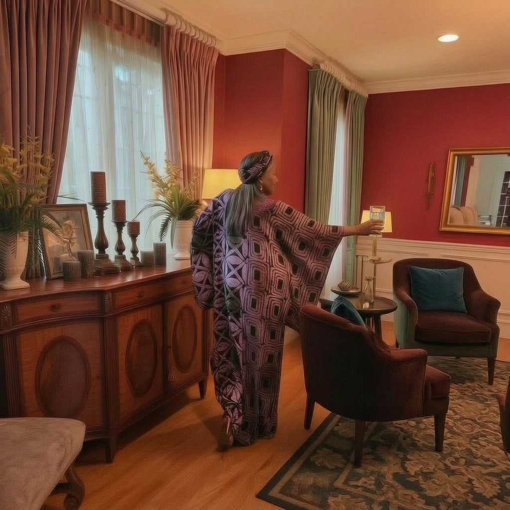 The Violet Caftan