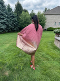 The Rose Gold Cape, close-up texture view
