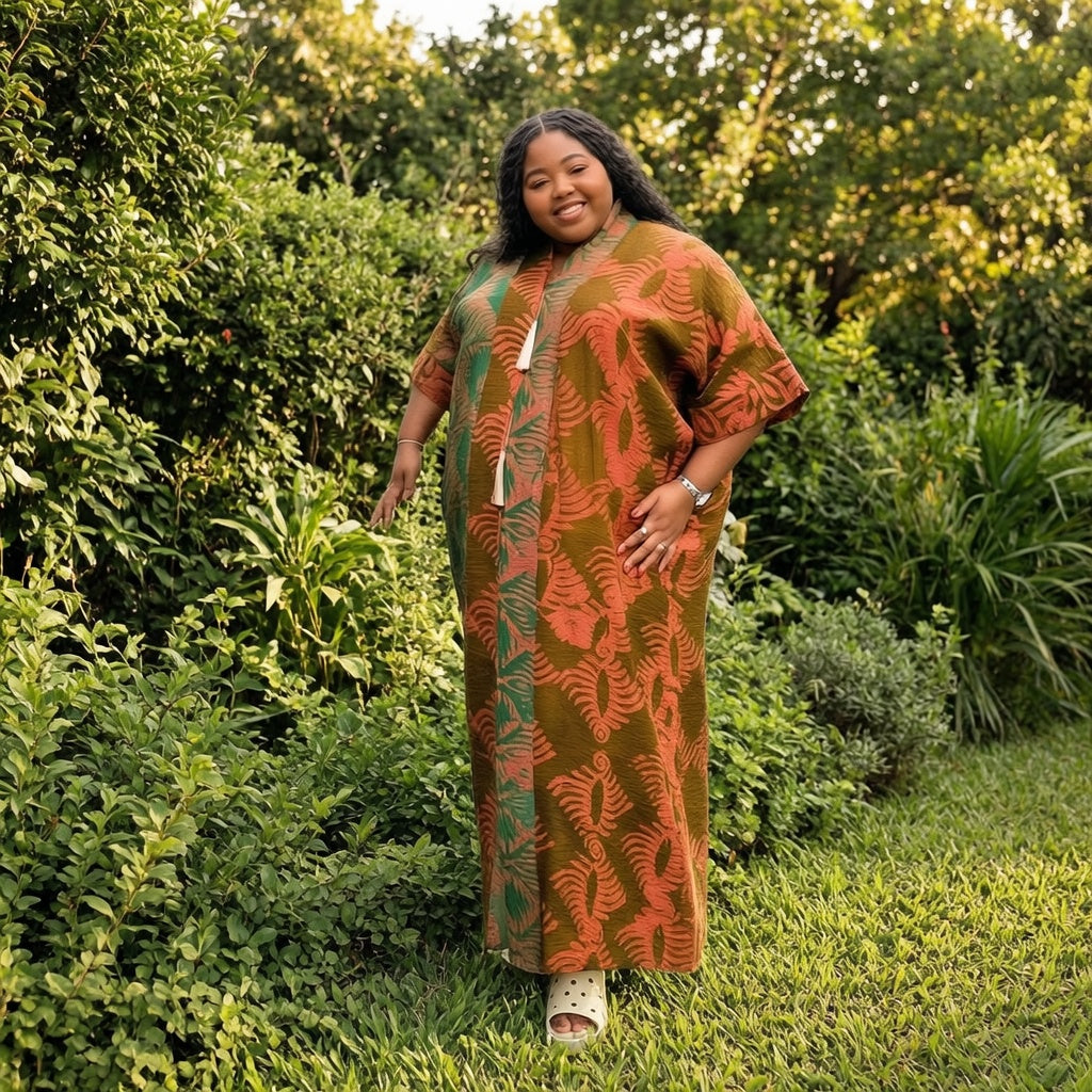 The Fern Caftan - front view