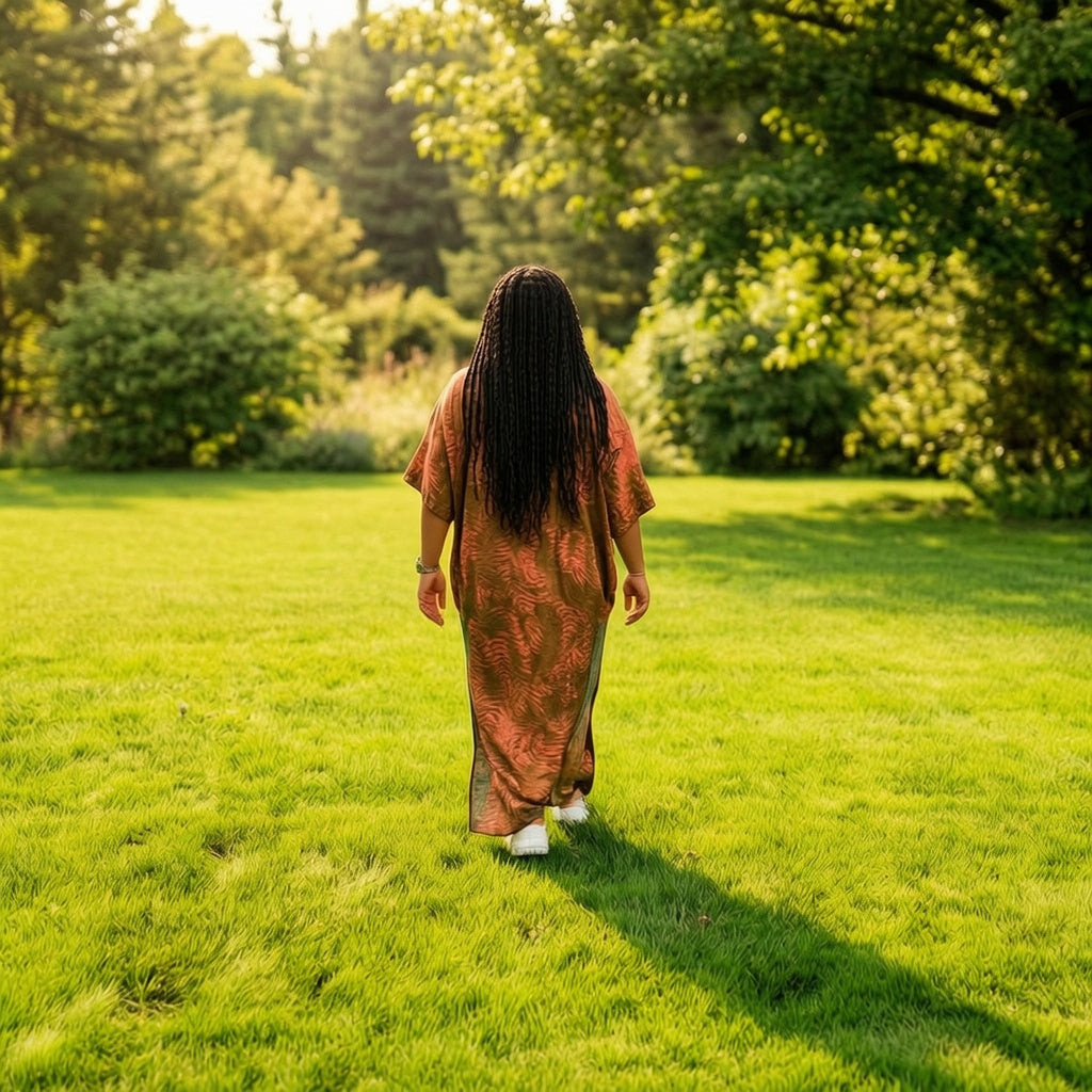 The Fern Caftan - back view