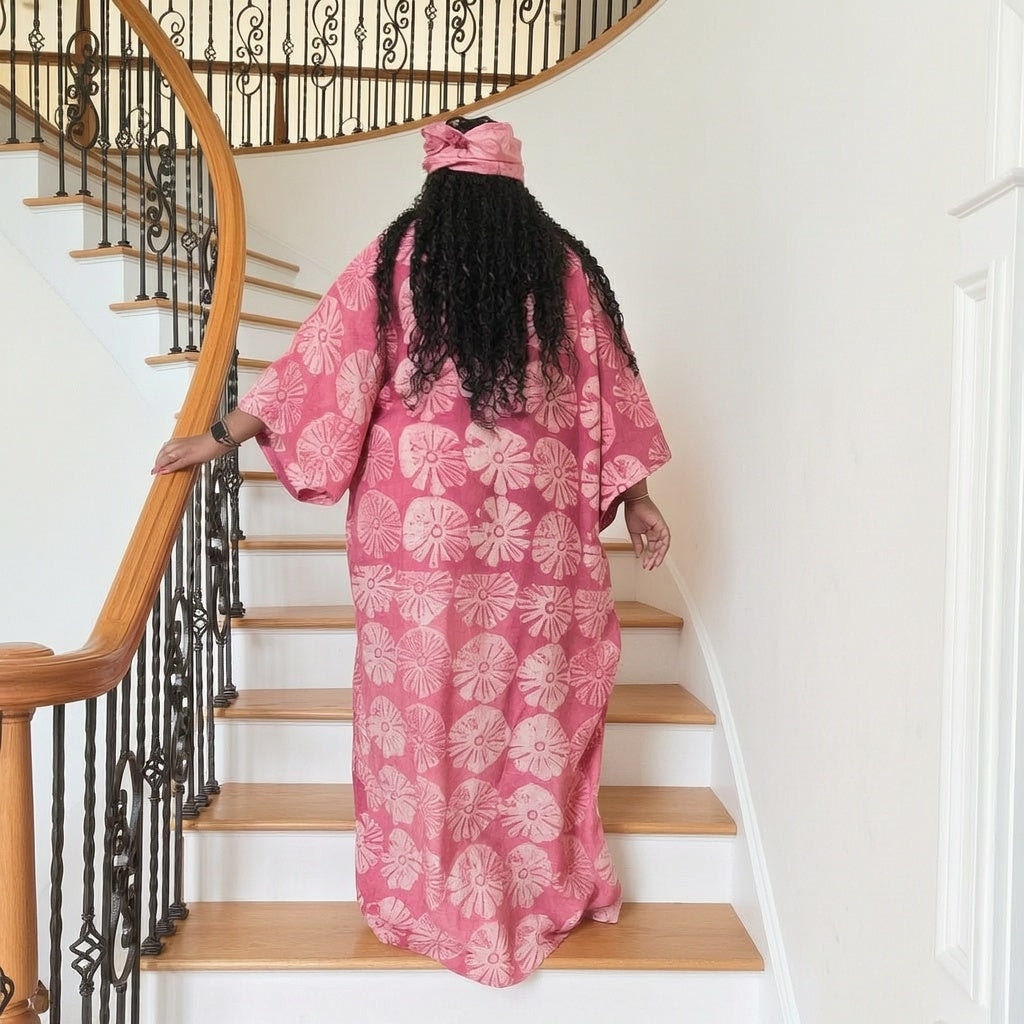 The Rosé Bloom Caftan