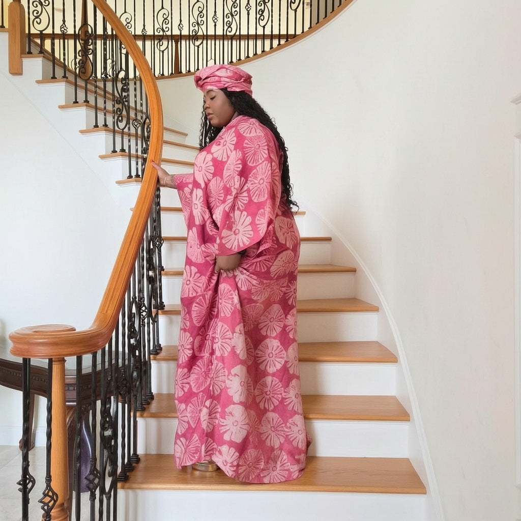 The Rosé Bloom Caftan