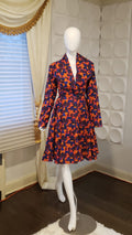 The Mosaic Coat Dress front view