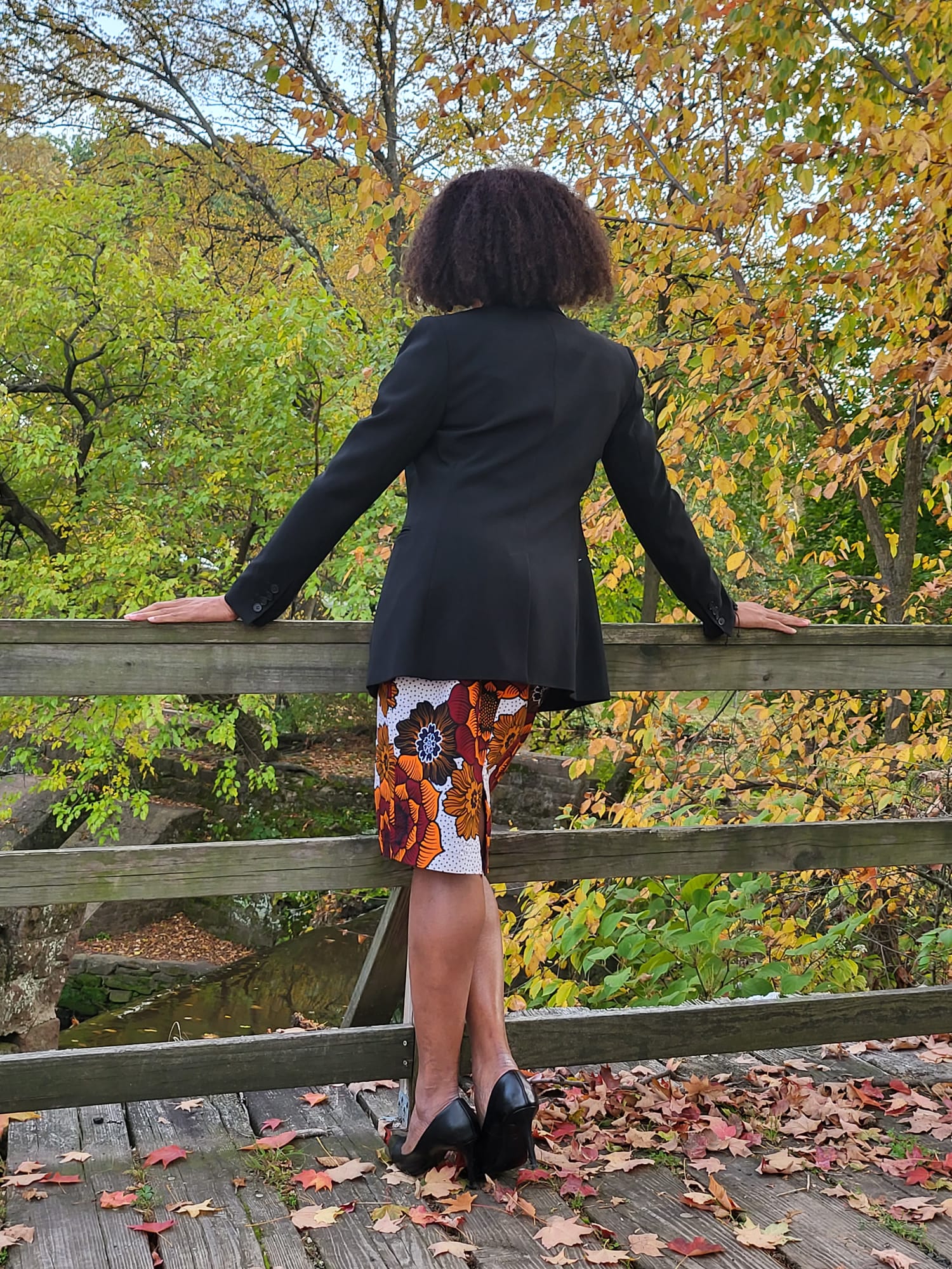 The Sunflower Pencil Skirt