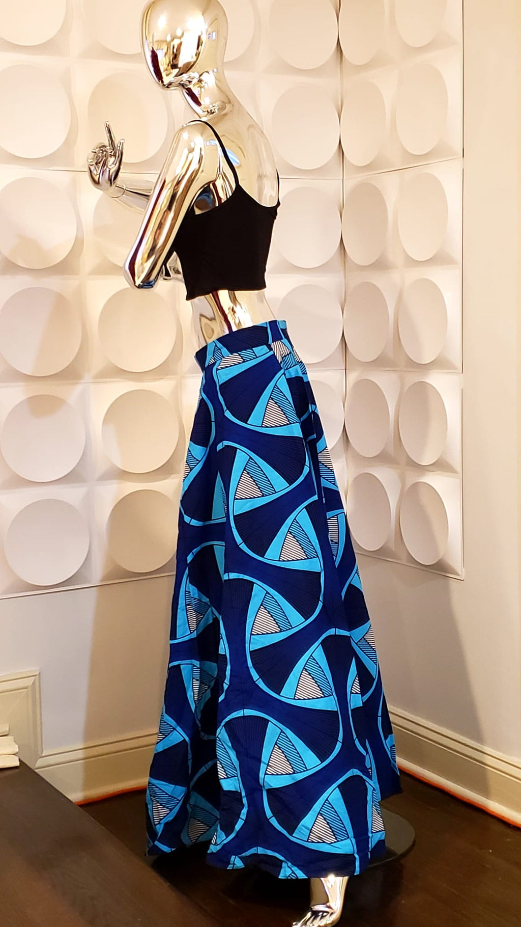 The Orbit Maxi Skirt side view